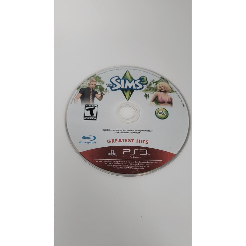 The Sims 3 Greatest Hits PS3 PlayStation 3 Disc Only Tested Working